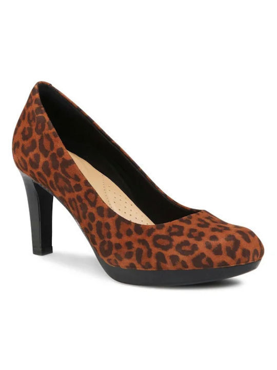 Multicolour Heels Animal Print Adriel Viola