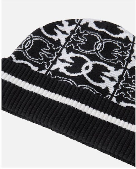 Beanie Unisex Σκούφος Πλεκτός σε Μαύρο χρώμα