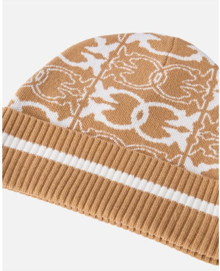 Bulgaria Beanie Unisex Σκούφος Πλεκτός σε Μπεζ χρώμα