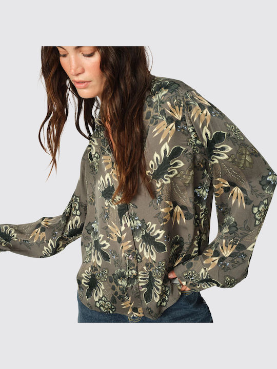 Women's Long Sleeve Shirt Green