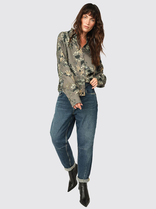 Women's Long Sleeve Shirt Green