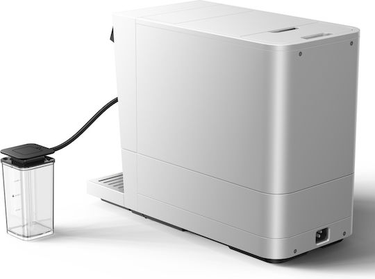 Mova Virtuoso 10 Pro Αυτόματη Μηχανή Espresso 1500W Πίεσης 19bar για Cappuccino με Μύλο Άλεσης Λευκή