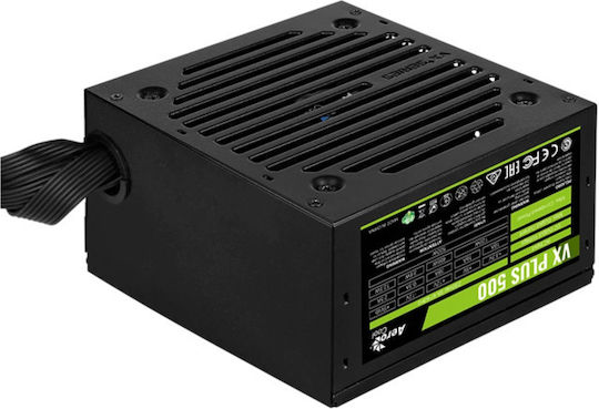 Aerocool VX Plus Stealth 500 500W Schwarz Computer-Netzteil Voll verkabelt