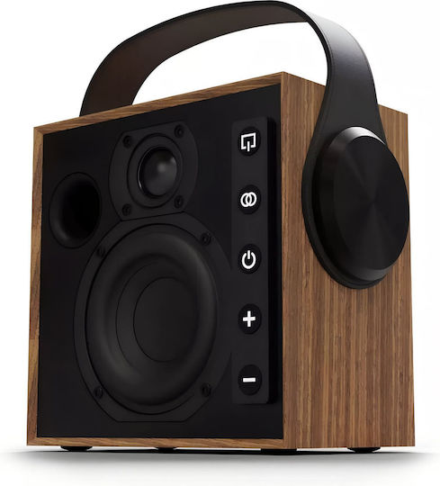 Morel Biggie Bluetooth Speaker 60W with Battery Life up to 20 hours Oak Wood