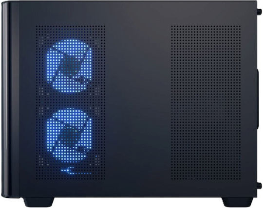 Aerocool P300C Gaming Mini Tower Computer Case with Side Window and ARGB Lighting Black