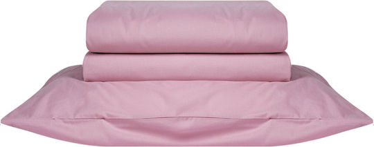 Kentia Bettlaken King Size 270x270cm. Essential Pink (#FFC0CB)