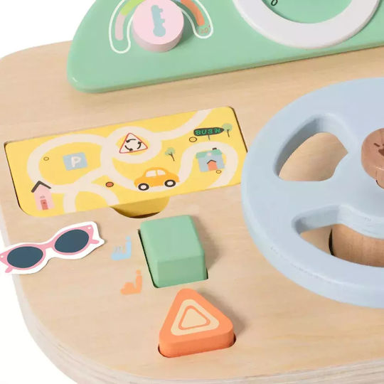 Classic World Steering Wheel made of Wood with Sounds