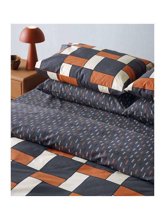 Kentia Set Cearșafuri Single 160x270cm. Cubi Cubi 24 3buc