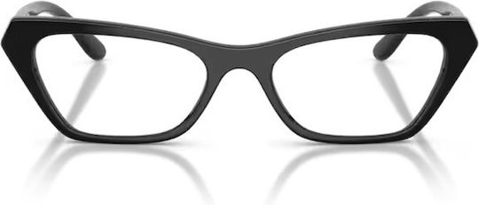 Vogue Plastic Eyeglass Frame Butterfly Black VO5670 W44