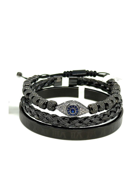Legend Accessories Men's Bracelet with design Eye made of Steel