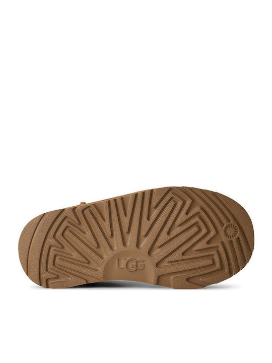 Classic Ultra Mini Ghete Copii din Suede Tabac maro