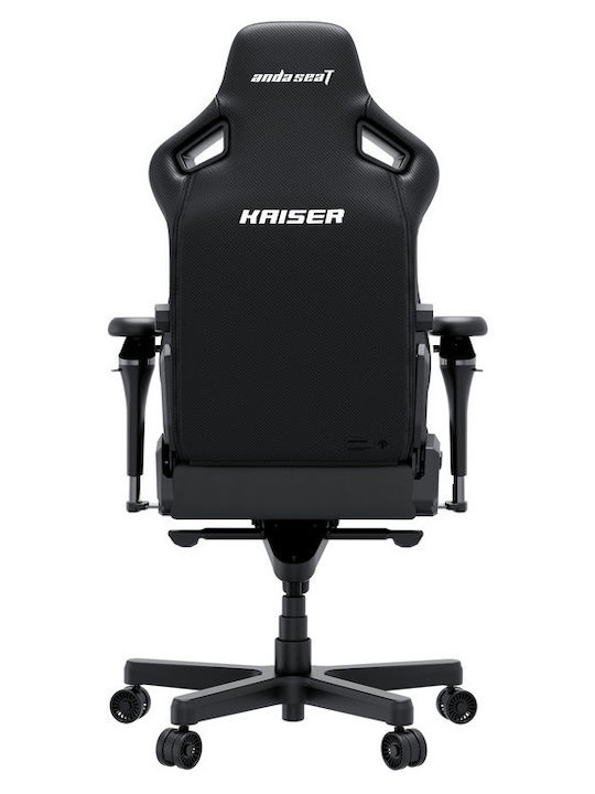 Anda Seat Kaiser-4 V2 XL Геймърски стол с регулируеми подлакътници Черен