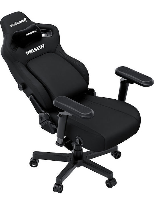 Anda Seat Kaiser-4 V2 XL Геймърски стол с регулируеми подлакътници Черен