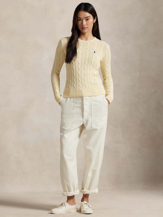 Julianna Women's Sweater Cotton Yellow