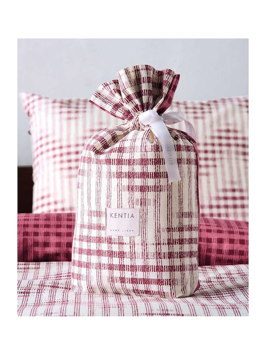 Kentia Cotton Duvet Cover Set 165x245cm Single with Pillowcase Versus 05