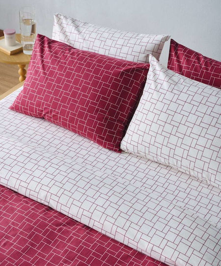 Kentia Duvet Cover Set Cotton Single with Pillowcase 165x245 Loft 05