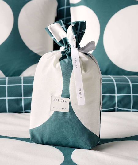 Kentia Duvet Cover Set Cotton Queen with 2 Pillowcases 225x245 Versus Valia 07
