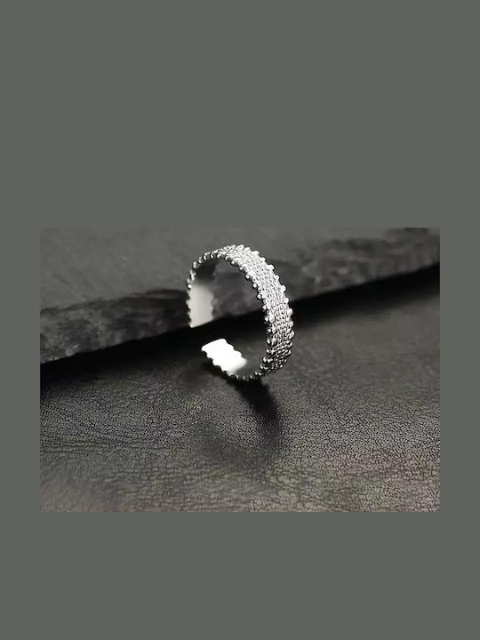 Damen Ring aus Stahl