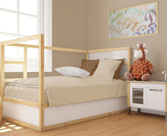 Dimcol Βρεφική Μαξιλαροθήκη Beige 45x35εκ.
