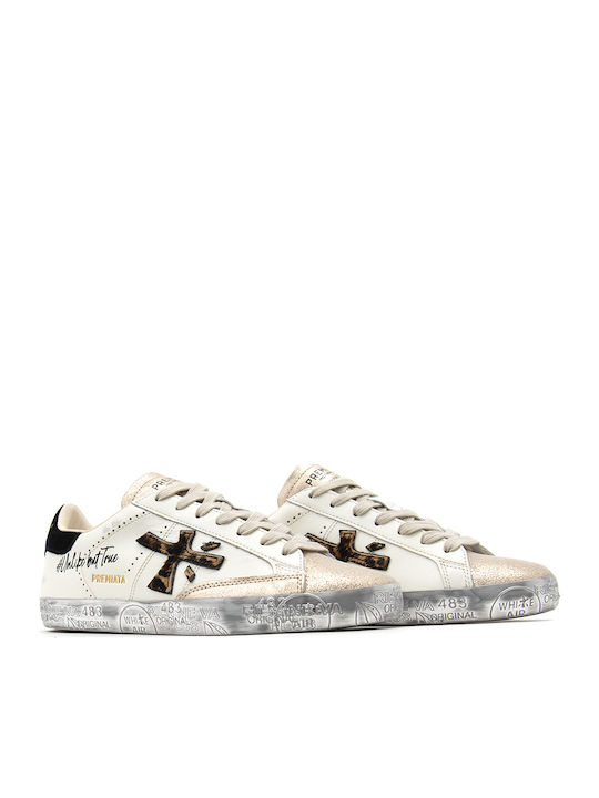 Stevend Sneakers Ασημι-λευκο-μαυρο