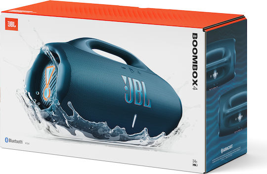JBL Boombox 4 Impermeabil Boxă Bluetooth cu Durată de Baterie până la 34 ore Albastru