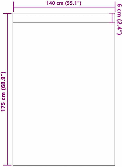 vidaXL Set of Beige Blackout Window Curtains with Pencil Pleat 140x175cm
