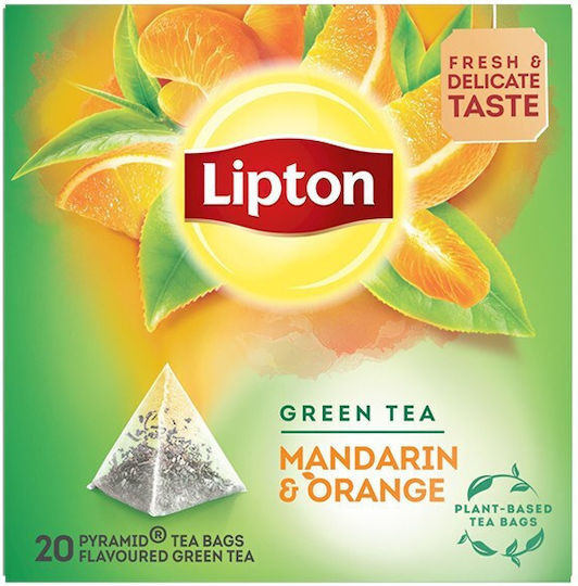 Lipton Green Orange Pyramid Tea 20 Bags 8420156