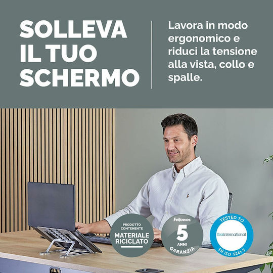 Fellowes Стойка за Лаптоп до 15" Сребрист