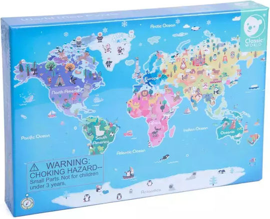 World Map Puzzle 2D 48 Pieces