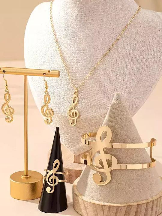 Set mit Halskette , Ohrringe & Ring