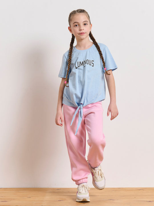 Pantaloni de Trening Pentru Copii Roz