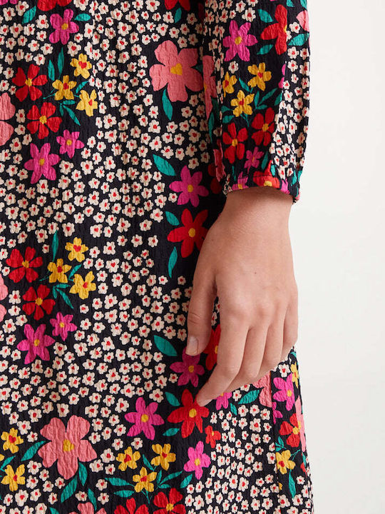 Midi Shirt Dress Dress Multicolor