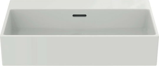 Ideal Standard Extra Επικαθήμενος Νιπτήρας Πορσελάνης 60x45x15cm Λευκό Γυαλιστερό