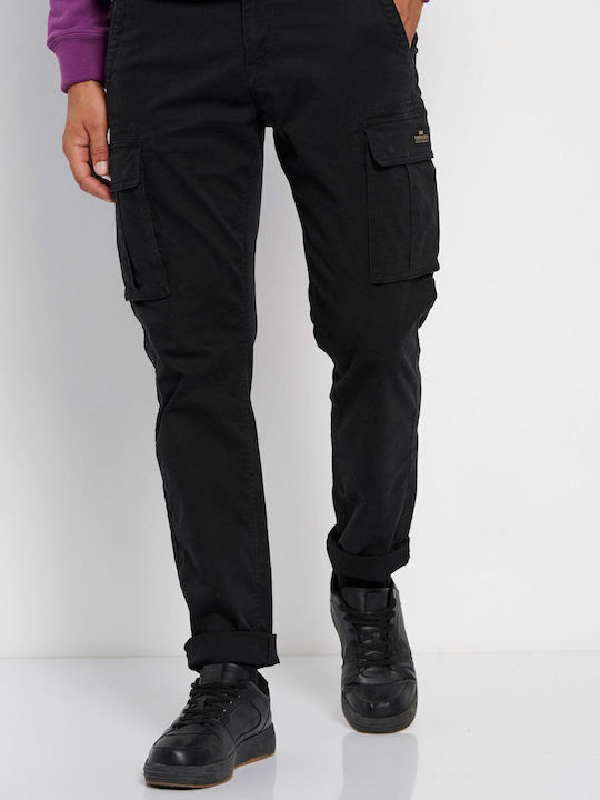 Pantaloni cu Croială Normală Black