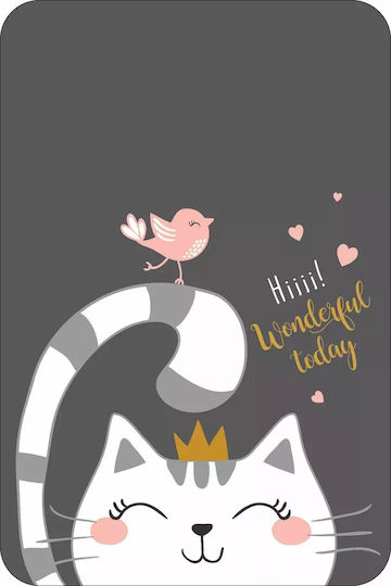 Bath Mat Cat Bird Design