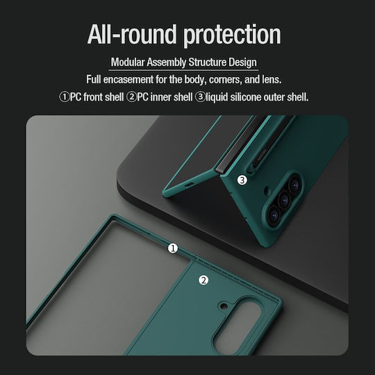 Nillkin Pure Fold Pen Back Cover Σιλικόνης / Πλαστικό Πράσινο (Galaxy Z Fold7)