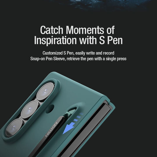 Nillkin Pure Fold Pen Back Cover Σιλικόνης / Πλαστικό Πράσινο (Galaxy Z Fold7)