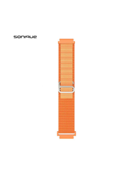 Кайшка Nylon Alpine Loop Band Sonique 22mm Samsung Huawei Amazfit Xiaomi Honor Оранжева Кайшка Nylon Alpine Loop Band Sonique 22mm Samsung Huawei Amazfit Xiaomi Honor Оранжева