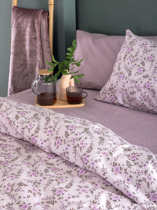 Palamaiki Duvet Cover Set Cotton Queen with 2 Pillowcases 240x250 Fb0235 Beauty, Fb0235