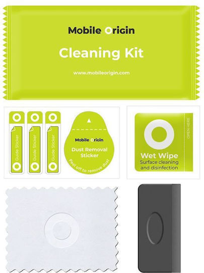 Set 2 Mobile Origin Easyglass Screen Protectors Compatible Iphone 16e 14 13 13 Pro Transparent