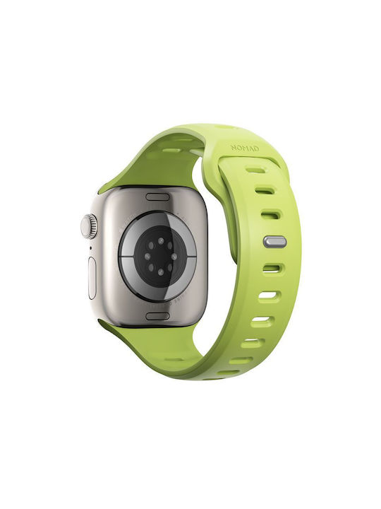 Curea Nomad Tempo Compatibilă Apple Watch 45 46 Mm Verde Lime Curea Nomad Tempo Compatibilă Apple Watch 45 46 Mm Verde Lime