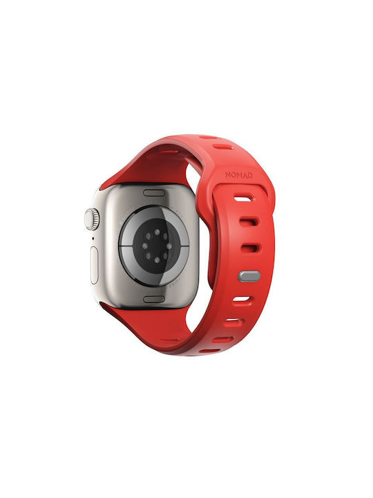 Curea Nomad Tempo Compatibilă Apple Watch 41/42mm Coral Curea Nomad Tempo Compatibilă Apple Watch 41/42mm Coral