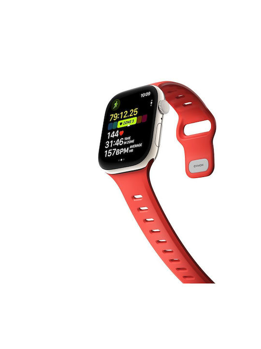 Nomad Tempo Strap Compatible Apple Watch 45 46 Mm Coral