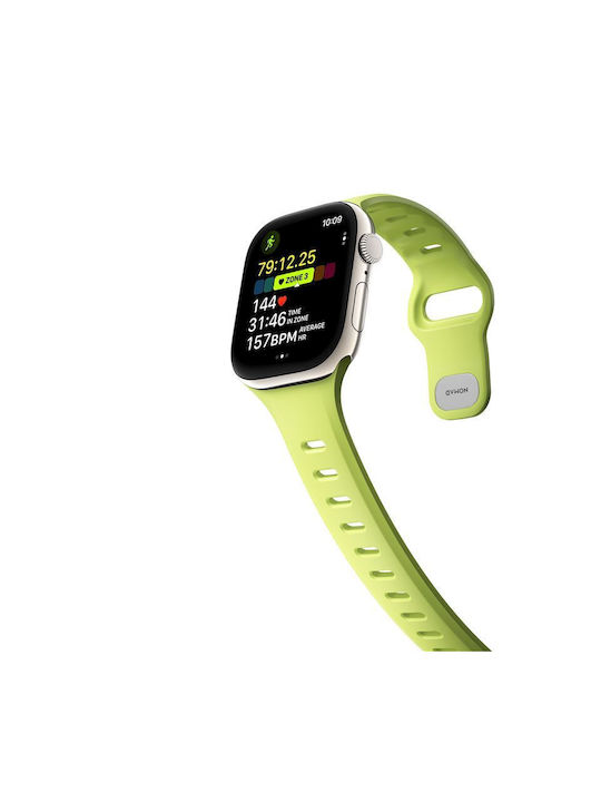 Nomad Tempo Strap Compatible Apple Watch 41/42mm Lime