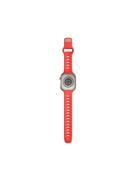 Nomad Tempo Strap Compatible Apple Watch 45 46 Mm Coral