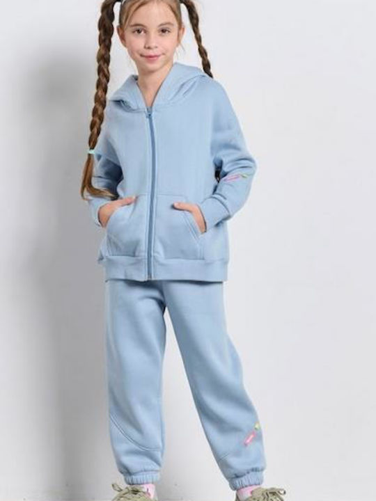 Kids Sweatpants Blue Capital Logo