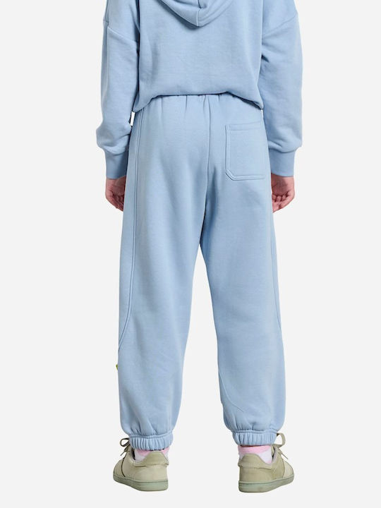 Kids Sweatpants Blue Capital Logo