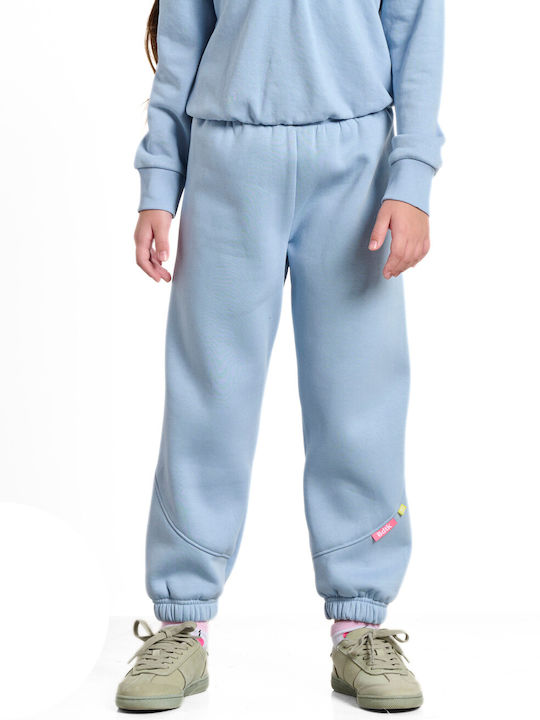 Kids Sweatpants Blue Capital Logo