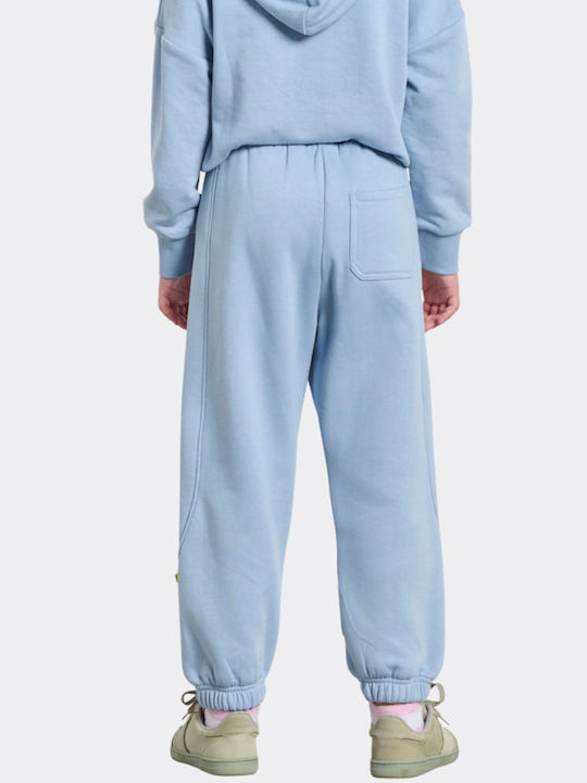 Kids Sweatpants Blue Capital Logo
