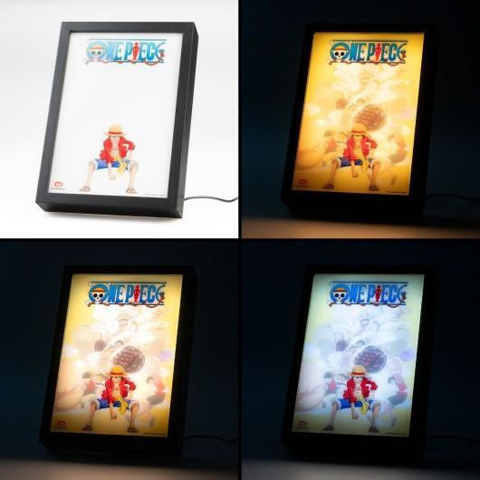 One Piece Luffy Framed Led Print 28x20x5cm One Piece Luffy Framed Led Print 28x20x5cm